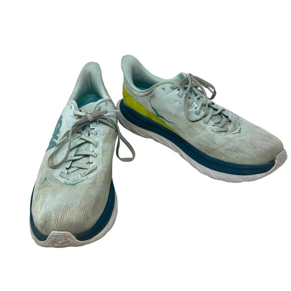 Hoka Mach 4 Running Shoes Blue Glass Evening Primrose Men\'s Size 12D‎